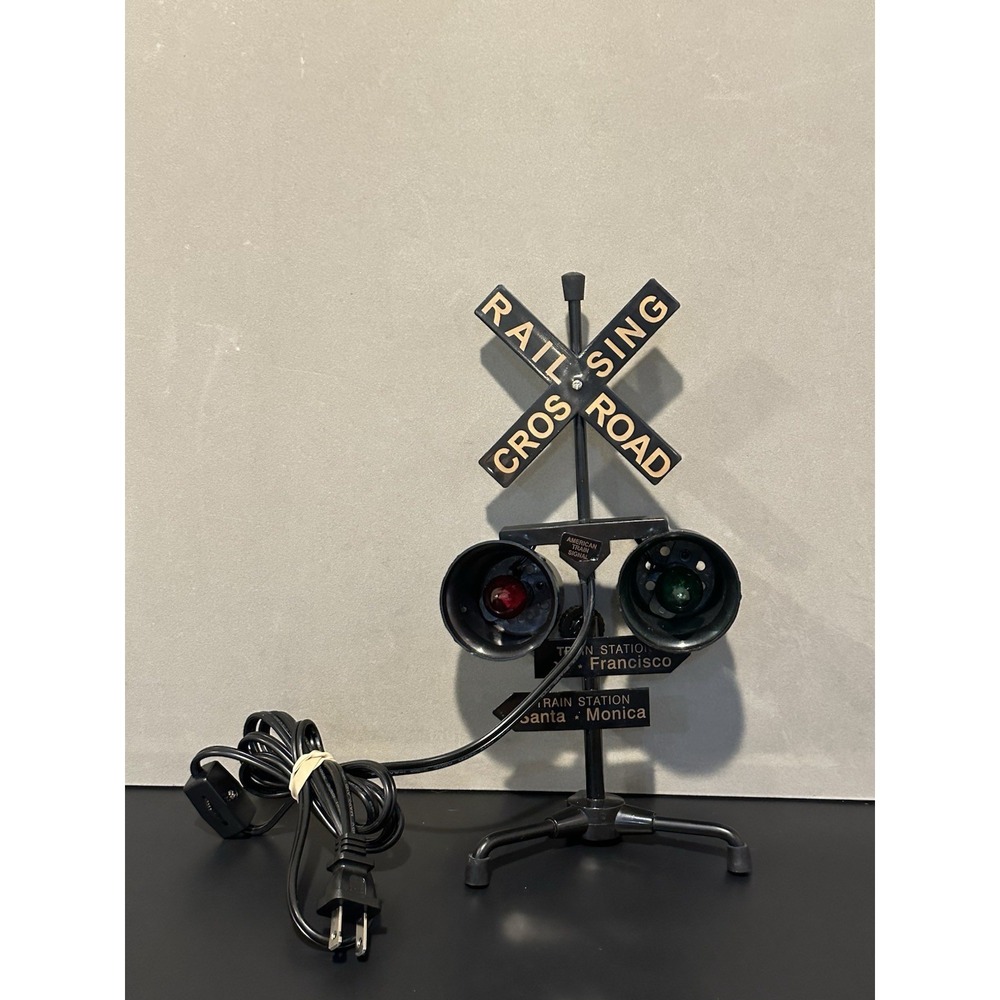 Railroad Crossing American Train Signal Novelty‎ Light